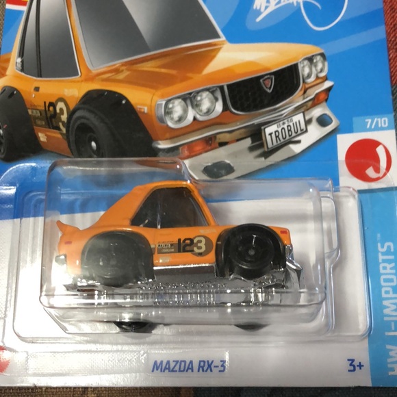 🛍️5/$20🛍️BNIB HOTWHEELS Mad Mike, HW J-Imports Mazda RX3 - Picture 2 of 3